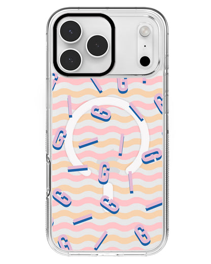 iPhone Rearguard MagSwap - CUSTOM MONOGRAM 1.0 Cotton Candy