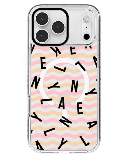 iPhone Rearguard MagSwap - CUSTOM MONOGRAM 2.0 Noir