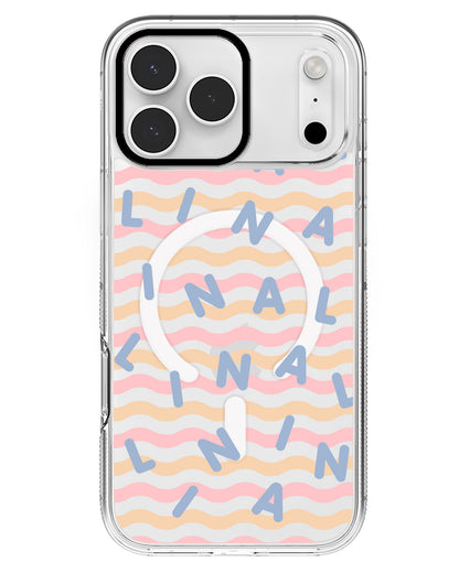 iPhone Rearguard MagSwap - CUSTOM MONOGRAM 2.0 Blue