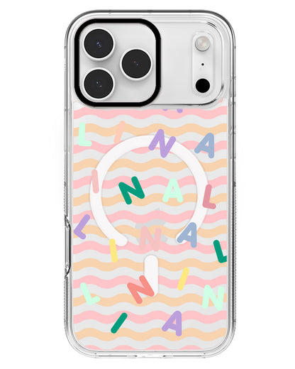 iPhone Rearguard MagSwap - CUSTOM MONOGRAM 2.0 Rainbow