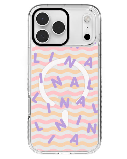 iPhone Rearguard MagSwap - CUSTOM MONOGRAM 2.0 Lilac