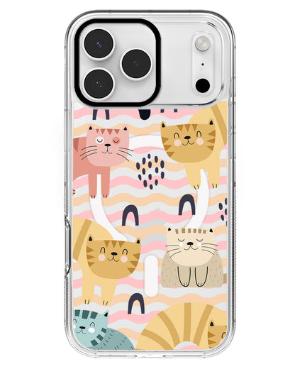 iPhone Rearguard MagSwap - Rainbow Meow