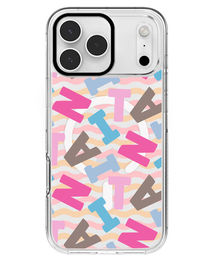 iPhone Rearguard MagSwap - Scattered Monogram 2.0