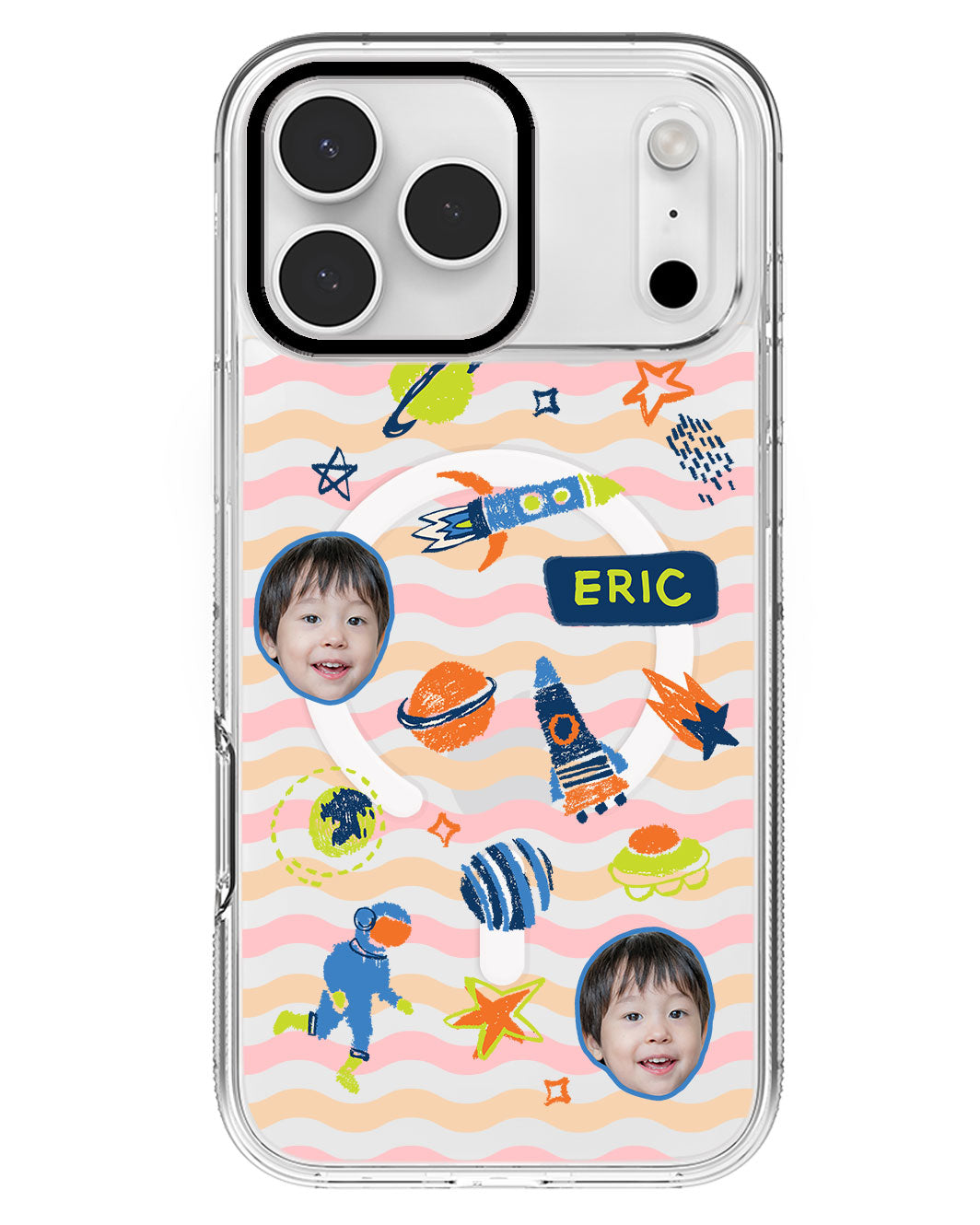 iPhone Rearguard MagSwap - Face Grid Galaxy