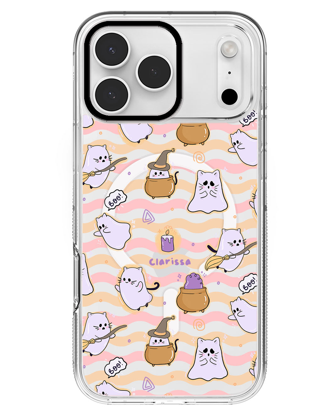 iPhone Rearguard MagSwap - Spooky Cat