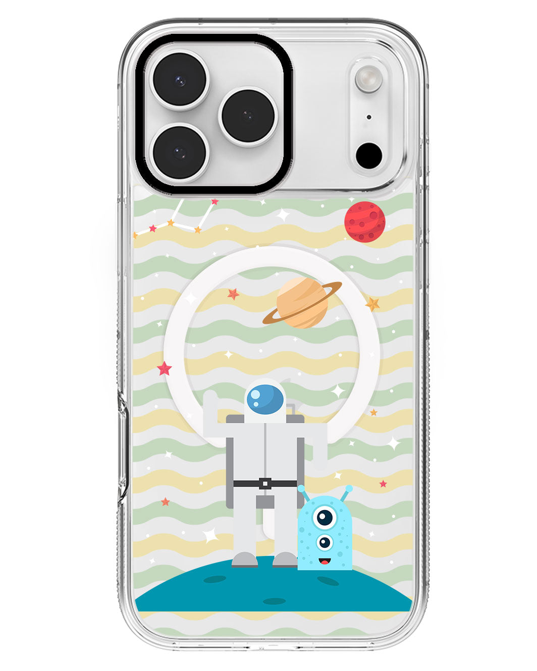 iPhone Rearguard MagSwap - Blue Alien