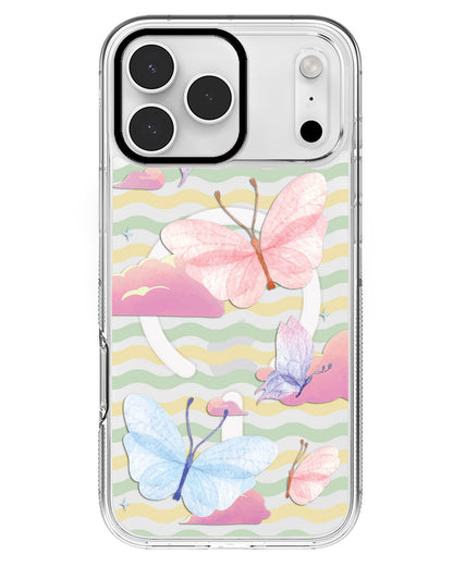 iPhone Rearguard MagSwap - Butterfly & Clouds