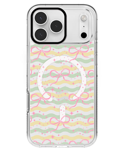 iPhone Rearguard MagSwap - Coquette Glittery Bow