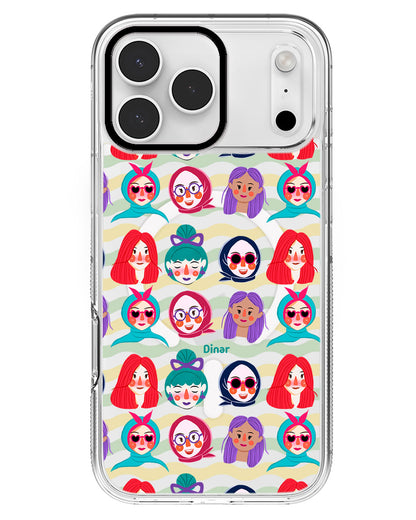 iPhone Rearguard MagSwap - Cute Sweety Faces