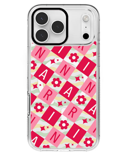 iPhone Rearguard MagSwap - CUSTOM MONOGRAM 3.0 Flower Grid 1.0