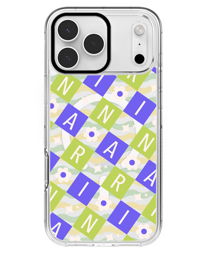 iPhone Rearguard MagSwap - CUSTOM MONOGRAM 3.0 Flower Grid 5.0