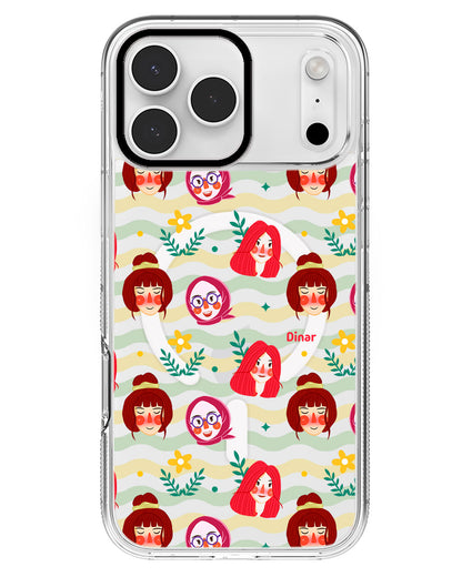 iPhone Rearguard MagSwap - Lovely Faces