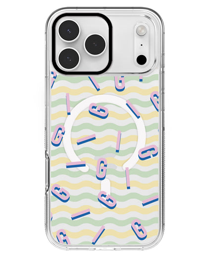 iPhone Rearguard MagSwap - CUSTOM MONOGRAM 1.0 Cotton Candy