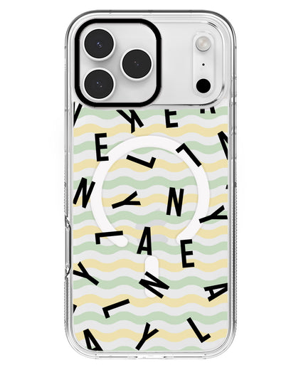iPhone Rearguard MagSwap - CUSTOM MONOGRAM 2.0 Noir