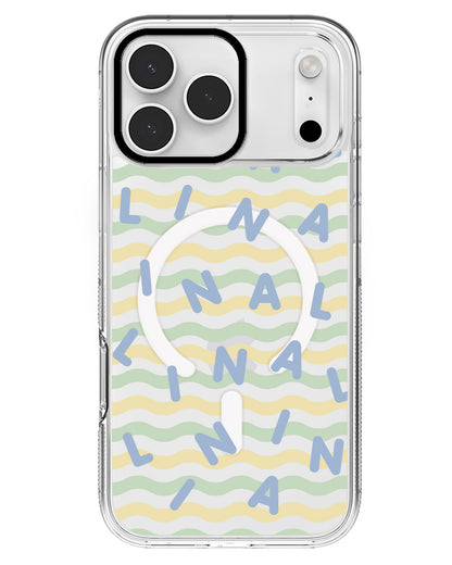 iPhone Rearguard MagSwap - CUSTOM MONOGRAM 2.0 Blue