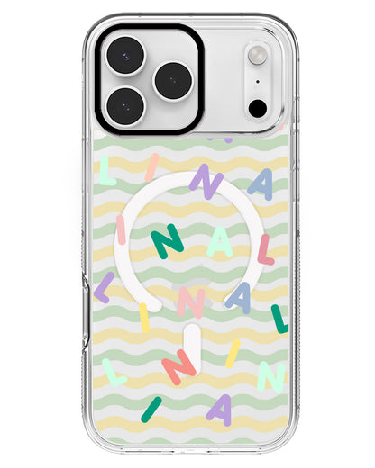 iPhone Rearguard MagSwap - CUSTOM MONOGRAM 2.0 Rainbow