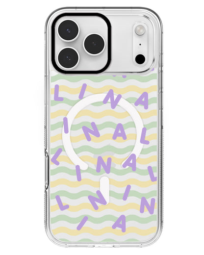 iPhone Rearguard MagSwap - CUSTOM MONOGRAM 2.0 Lilac