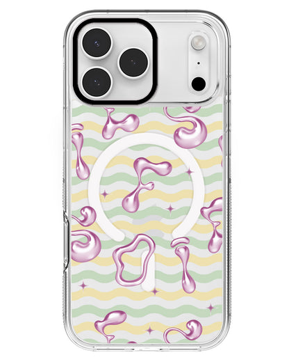 iPhone Rearguard MagSwap - Pink Chrome Monogram