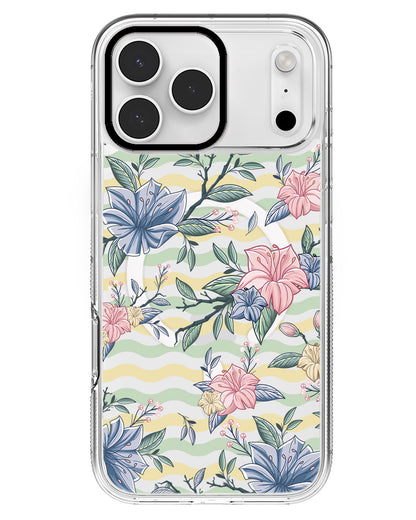 iPhone Rearguard MagSwap - Pink & Blue Floral
