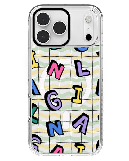 iPhone Rearguard MagSwap - Playful Monogram 2.0
