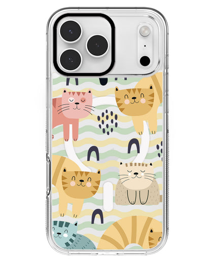 iPhone Rearguard MagSwap - Rainbow Meow