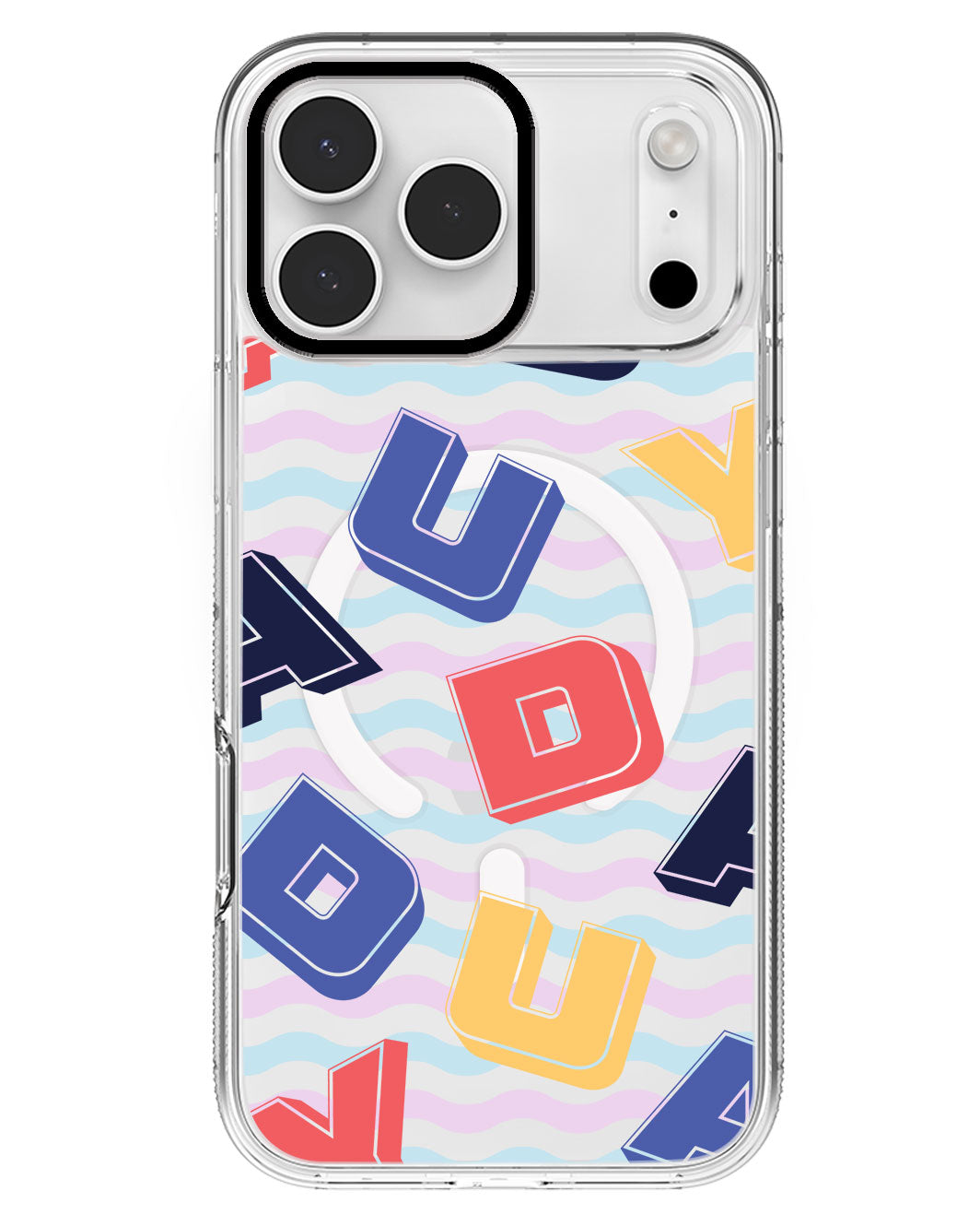 iPhone Rearguard MagSwap - Cool Monogram