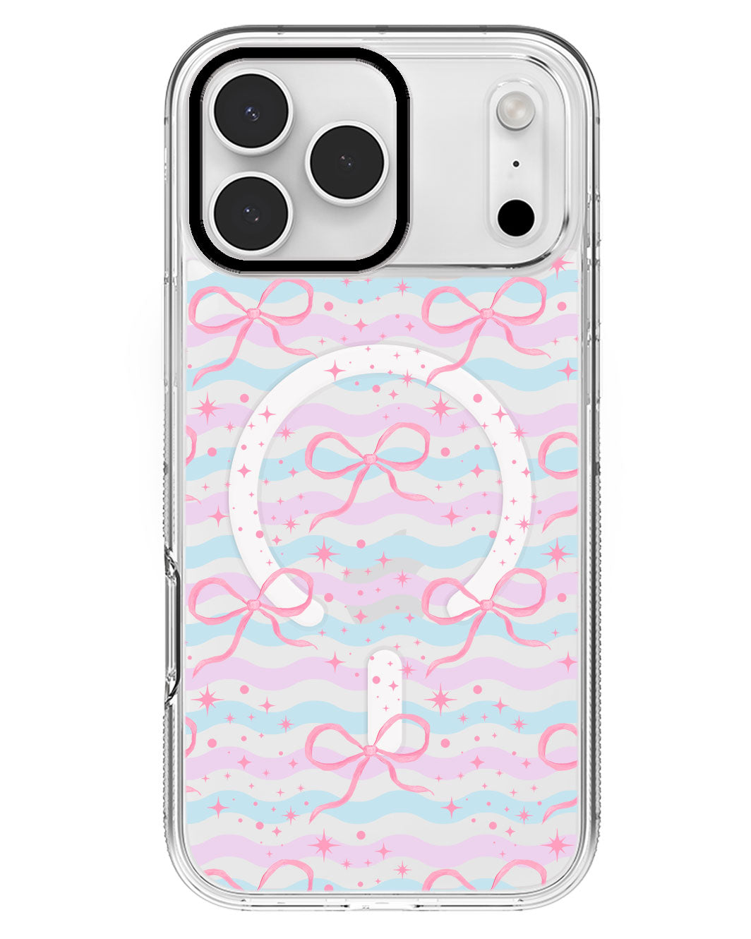 iPhone Rearguard MagSwap - Coquette Glittery Bow