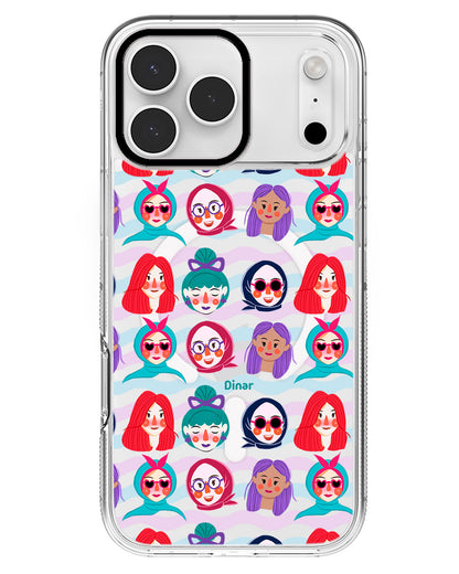 iPhone Rearguard MagSwap - Cute Sweety Faces