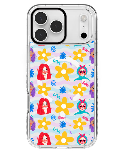 iPhone Rearguard MagSwap - Daisy Faces