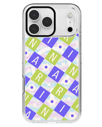 iPhone Rearguard MagSwap - CUSTOM MONOGRAM 3.0 Flower Grid 5.0
