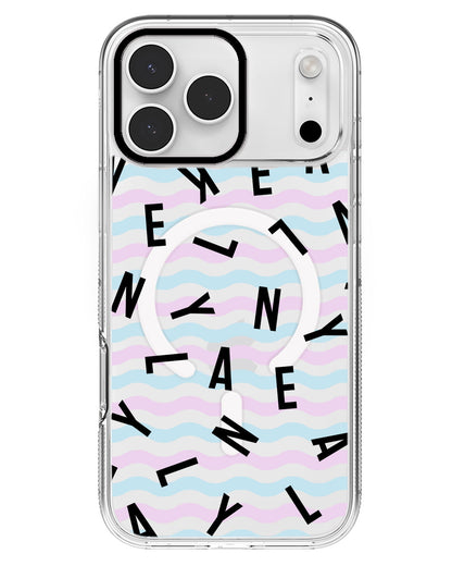 iPhone Rearguard MagSwap - CUSTOM MONOGRAM 2.0 Noir