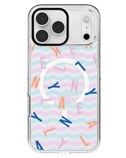iPhone Rearguard MagSwap - CUSTOM MONOGRAM 1.0 Rainbow
