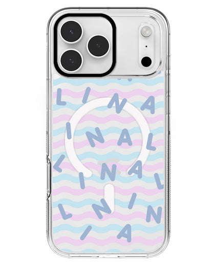 iPhone Rearguard MagSwap - CUSTOM MONOGRAM 2.0 Blue