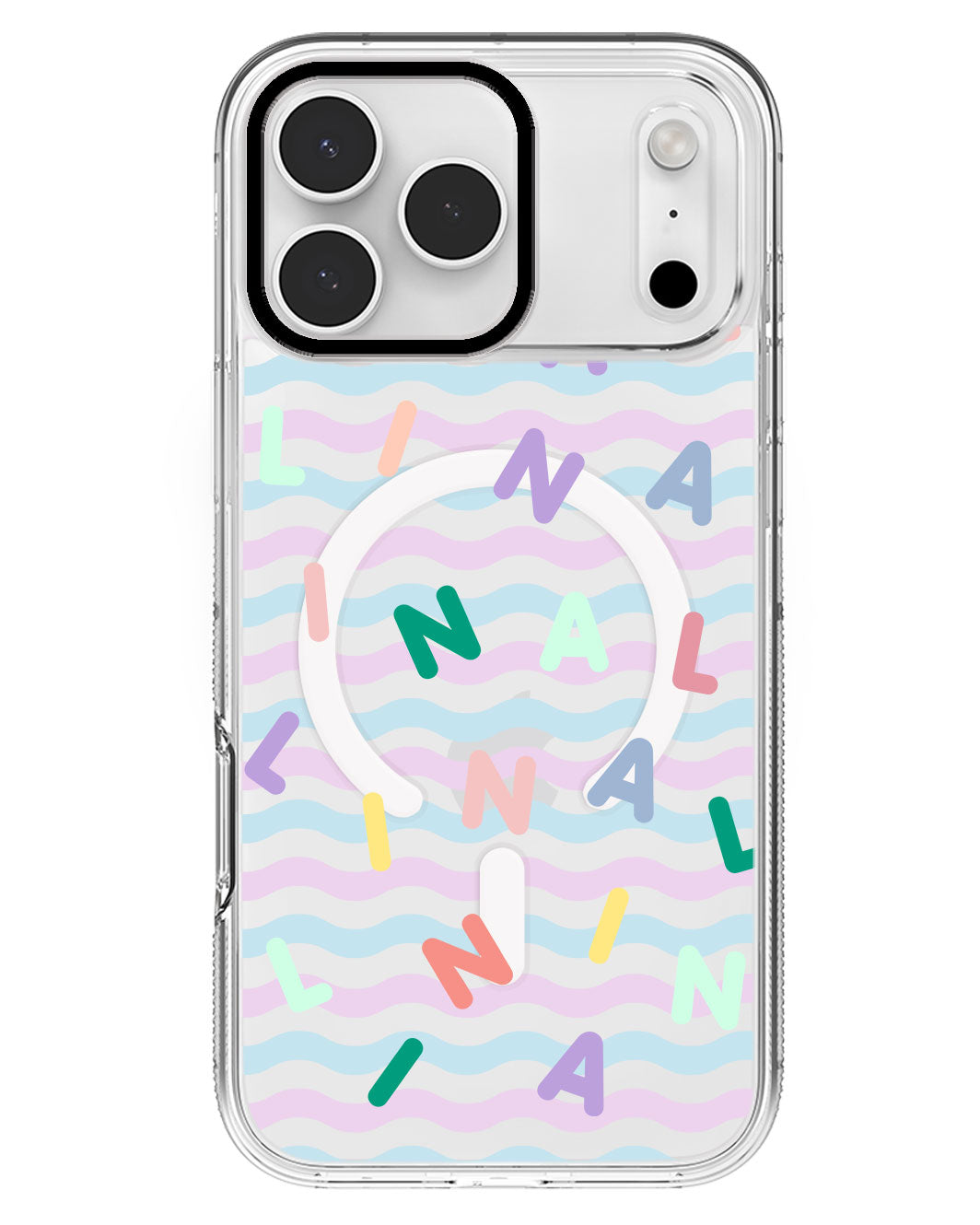 iPhone Rearguard MagSwap - CUSTOM MONOGRAM 2.0 Rainbow