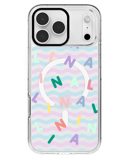 iPhone Rearguard MagSwap - CUSTOM MONOGRAM 2.0 Rainbow