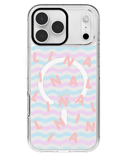 iPhone Rearguard MagSwap - CUSTOM MONOGRAM 2.0 Rosewater