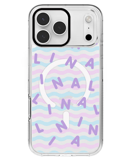 iPhone Rearguard MagSwap - CUSTOM MONOGRAM 2.0 Lilac