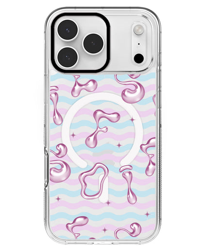 iPhone Rearguard MagSwap - Pink Chrome Monogram