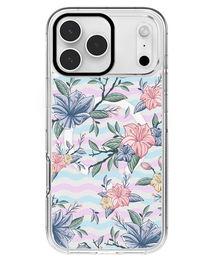 iPhone Rearguard MagSwap - Pink & Blue Floral