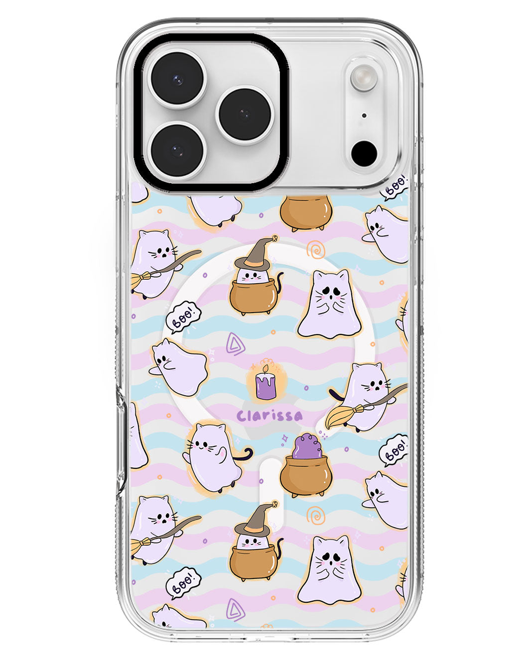 iPhone Rearguard MagSwap - Spooky Cat