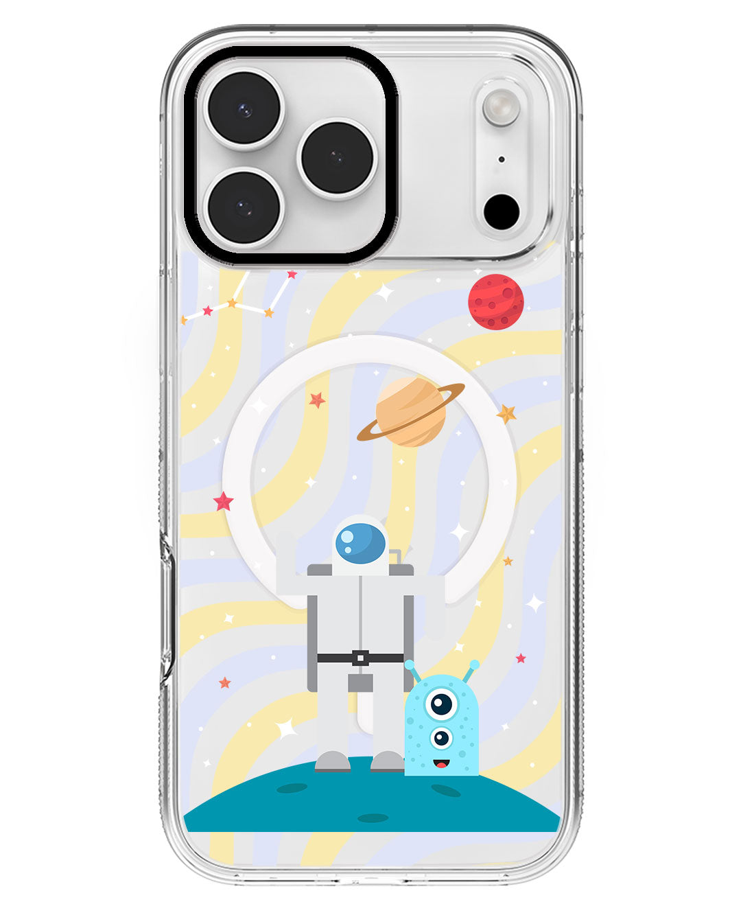 iPhone Rearguard MagSwap - Blue Alien