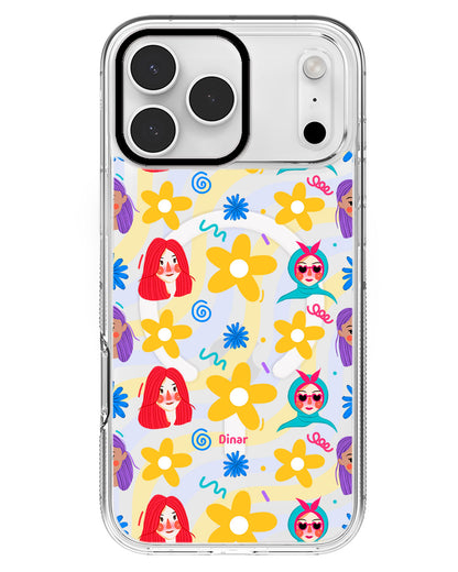 iPhone Rearguard MagSwap - Daisy Faces