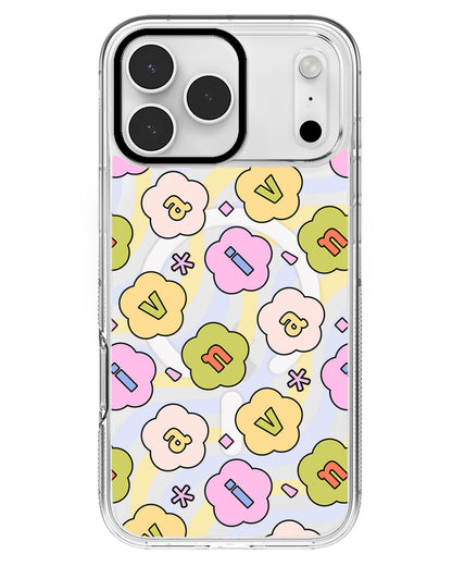 iPhone Rearguard MagSwap - CUSTOM MONOGRAM 3.0 Flower Petals 1.0