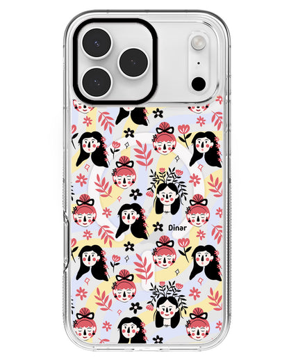 iPhone Rearguard MagSwap - Flowery Faces