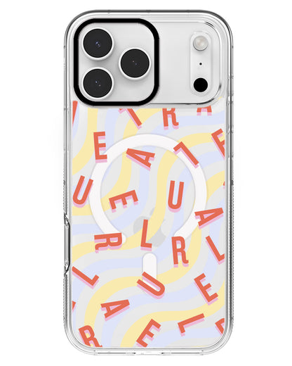 iPhone Rearguard MagSwap - CUSTOM MONOGRAM 1.0 Coral