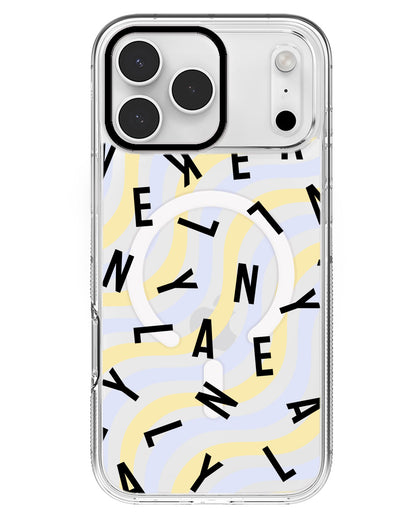 iPhone Rearguard MagSwap - CUSTOM MONOGRAM 2.0 Noir