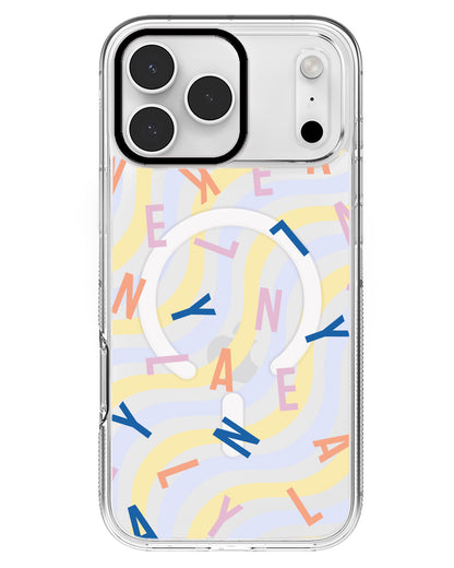 iPhone Rearguard MagSwap - CUSTOM MONOGRAM 1.0 Rainbow