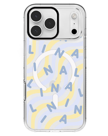 iPhone Rearguard MagSwap - CUSTOM MONOGRAM 2.0 Blue