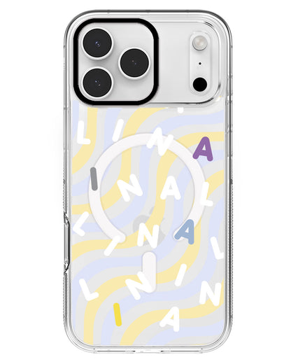 iPhone Rearguard MagSwap - CUSTOM MONOGRAM 2.0 White