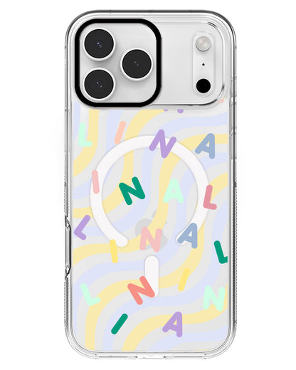 iPhone Rearguard MagSwap - CUSTOM MONOGRAM 2.0 Rainbow
